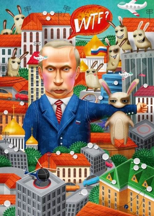 Путин Иллюстрации