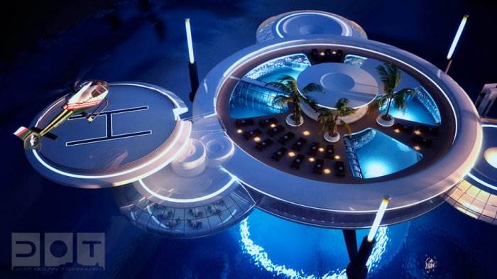 Water Discus Hotel - проект подводного отеля в Дубае