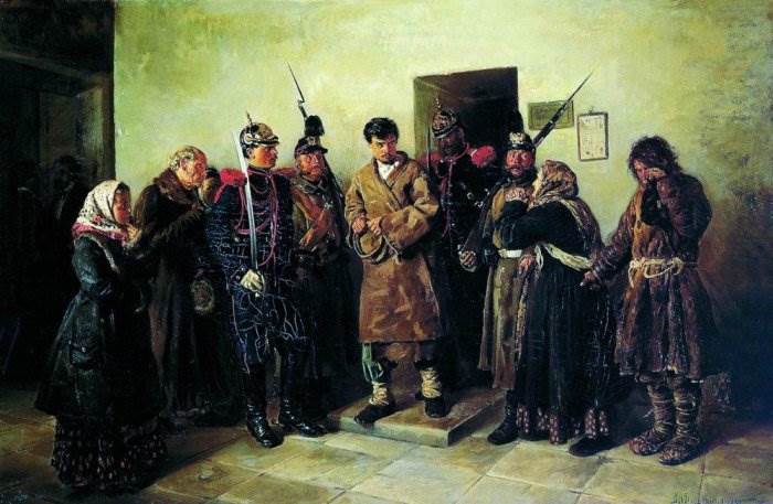 Владимир Егорович Маковский картина «Осужденный»