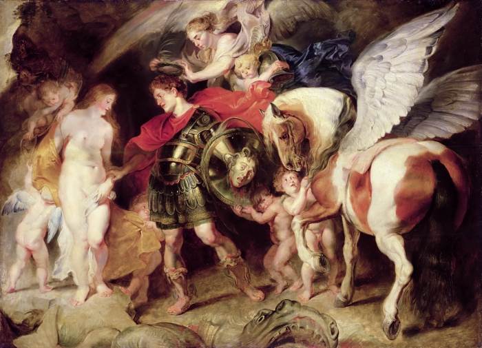 Персей и Андромеда картина Рубенса