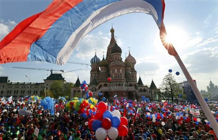 День России в Москве фото