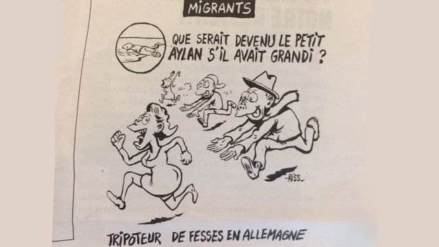 Сharlie Hebdo карикатура о событиях в Кёльне
