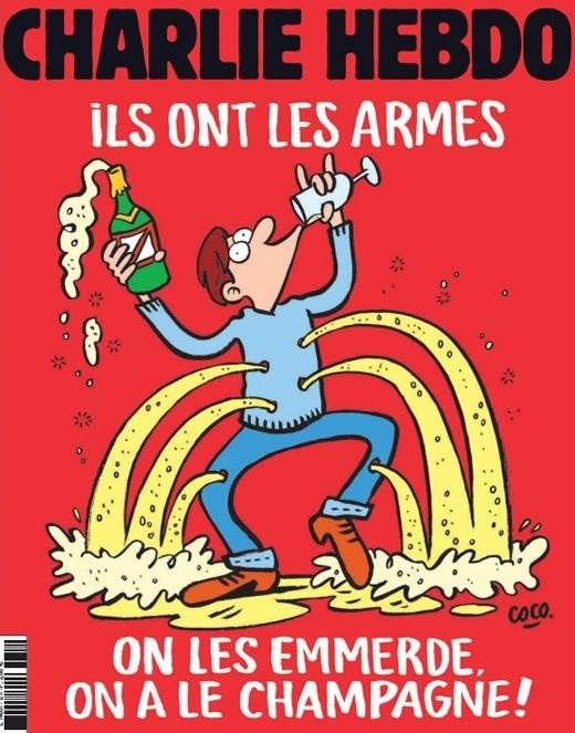 Charlie Hebdo карикатура на теракт в Париже
