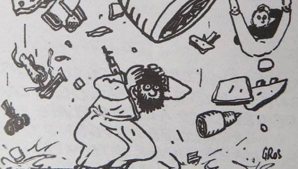 Charlie Hebdo карикатуры на А321