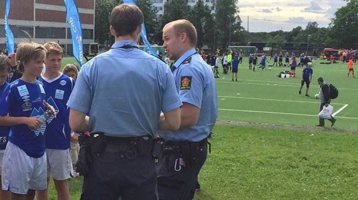 Драка юных футболистов в Норвегии