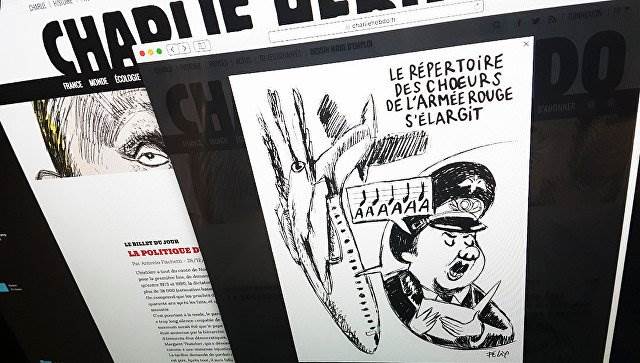 Charlie Hebdo Ту-154