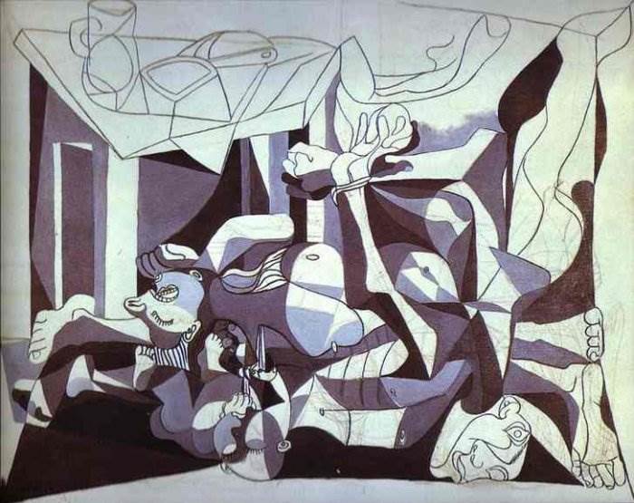 Пабло Пикассо картина Склеп