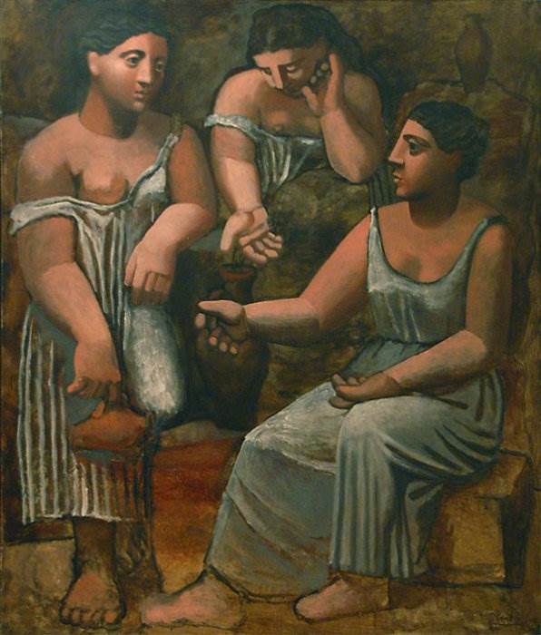Три женщины у источника картина Пабло Пикассо