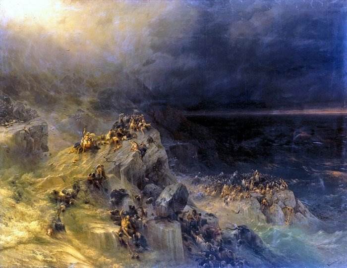 Всемирный потоп картина Айвазовского