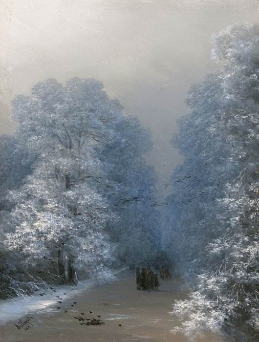 Айвазовский - Зимний пейзаж