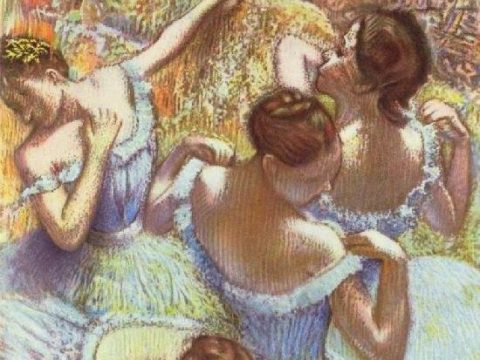 Эдгар Дега картина Голубые танцовщицы
