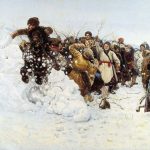 Взятие снежного городка картина Сурикова