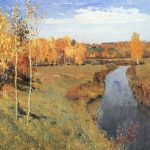 Левитан картина Золотая осень