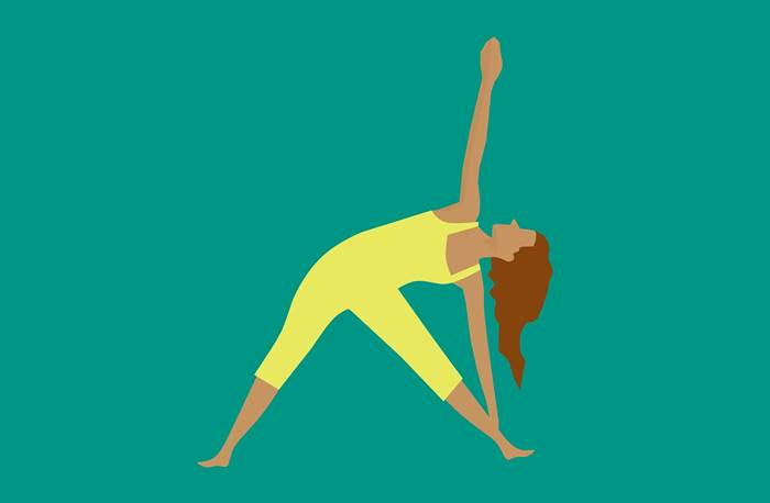 Девушка занимается аэробикой картинка