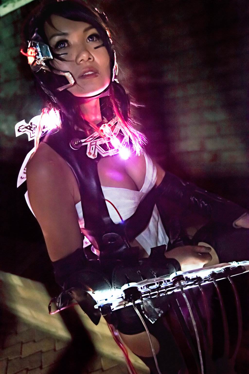 Cyberpunk косплей девушка фото 42