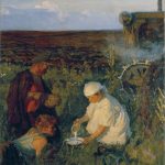 Аркадий Пластов картина Ужин трактористов