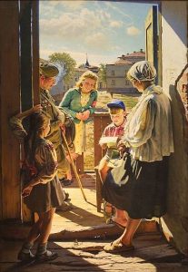 Лактионов картина Письмо с фронта