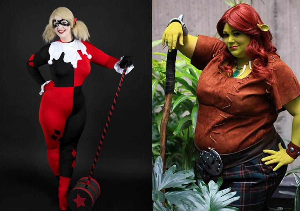 Косплей с пышными девушками на различных персонажей