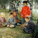 Богданов-Бельский картина Виртуоз