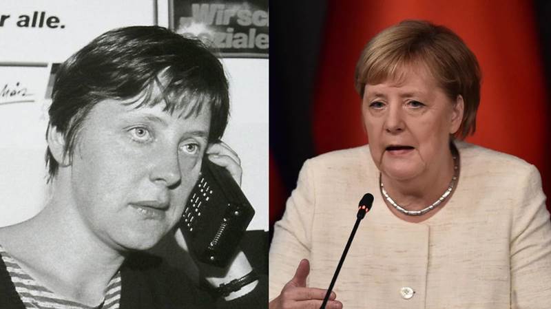 Angela Merkel V Molodosti Foto [ 449 x 800 Pixel ]