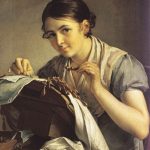 Картина «Кружевница» Тропинина