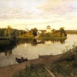 Левитан картина Вечерний звон