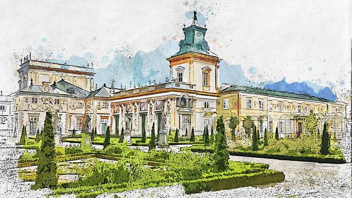 Вилянувский дворец в Варшаве