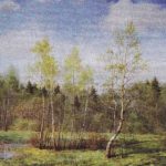 Картина Первая зелень художник Никонов описание и сочинение