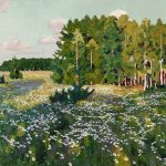 Картина Рылова Цветистый луг