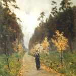 Картина Левитана Осенний день. Сокольники