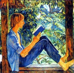 На террасе. Шевандронова