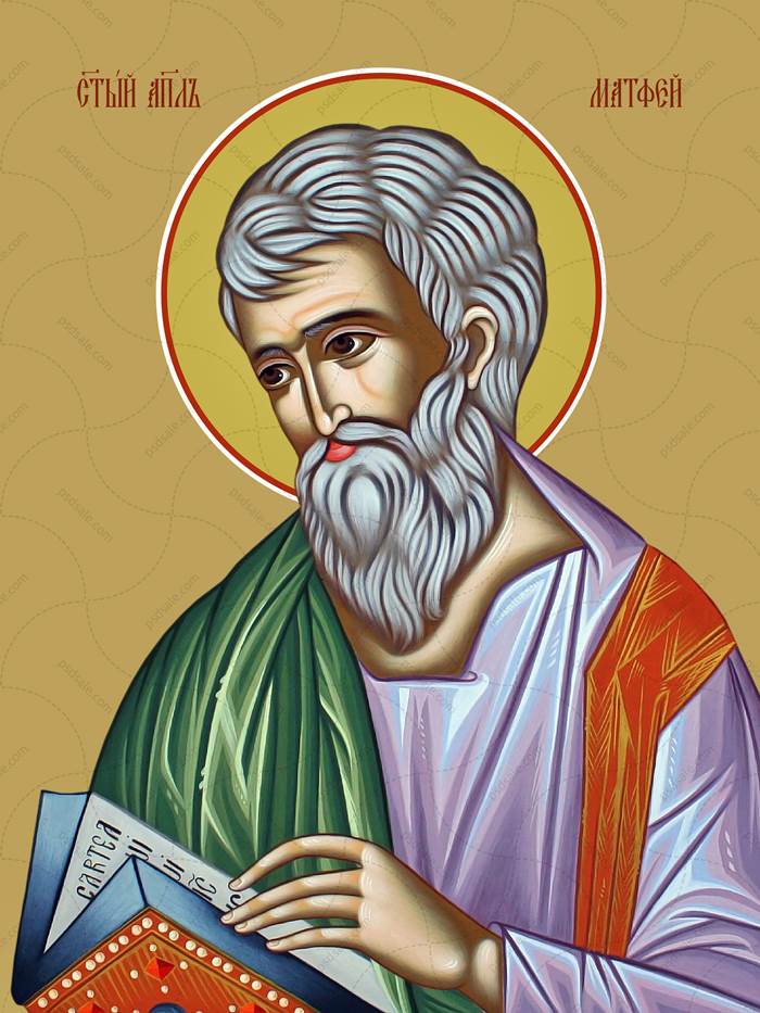 Святой Апостол и евангелист Матфей икона