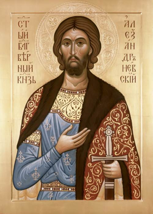 Святой благоверный великий князь Александр Невский икона