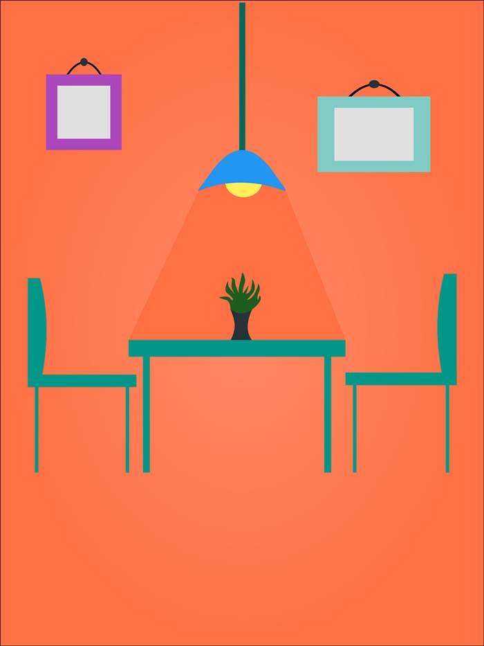 Стол и стулья