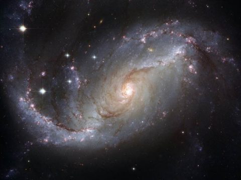 Красивая галактика в космосе
