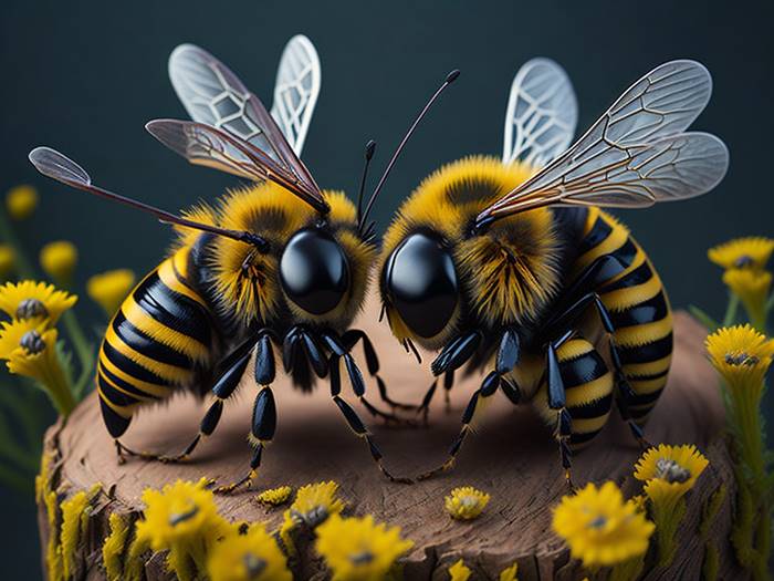 Две пчелы