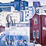 Каток для начинающих картина Финогеновой