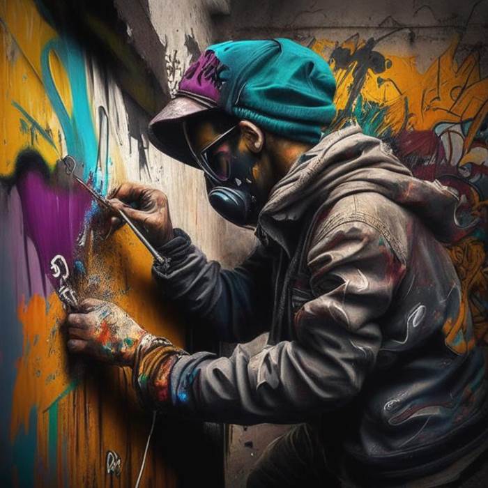 Граффити на стенах