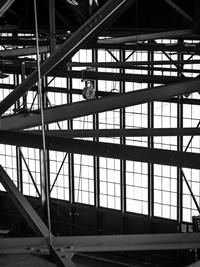 Конструкция из двутавровых балок