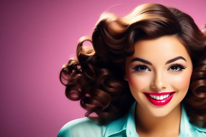 Девушка в стиле пин-ап