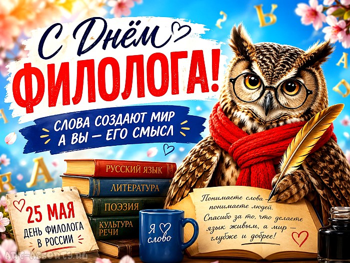 Новые картинки и открытки с Днём филолога в России