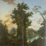 Картины Щедрина Вид на Павловский дворец и Вид на Мариентальский пруд