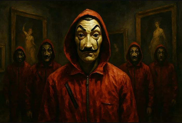 Сериал Бумажный дом и искусство