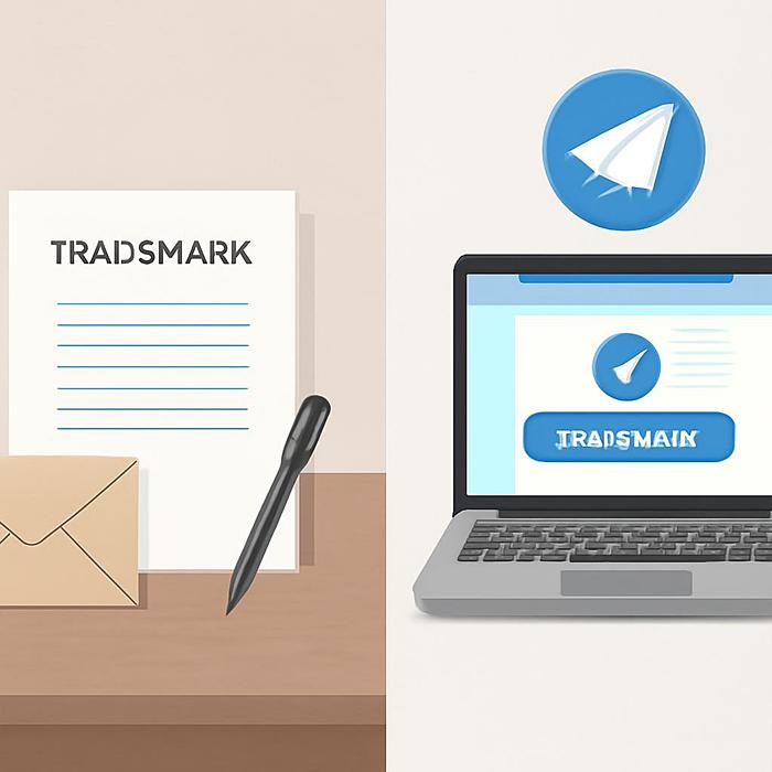 Сравнение способов подачи заявки на регистрацию товарного знака