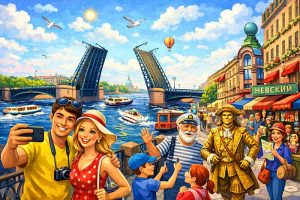 Санкт-Петербург иллюстрация