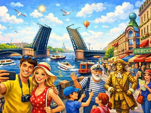 Санкт-Петербург иллюстрация