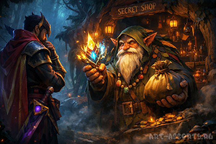 Dota 2 художественная арт иллюстрация