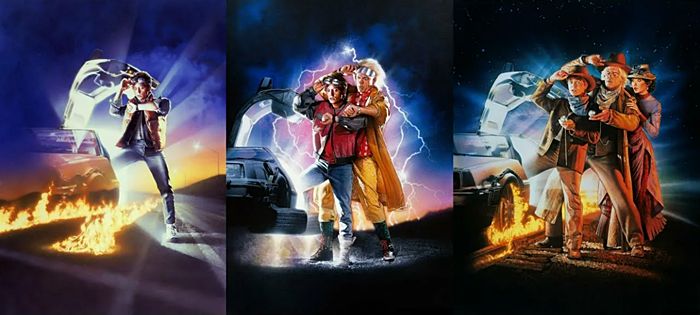 Назад в будущее (Трилогия) плакат