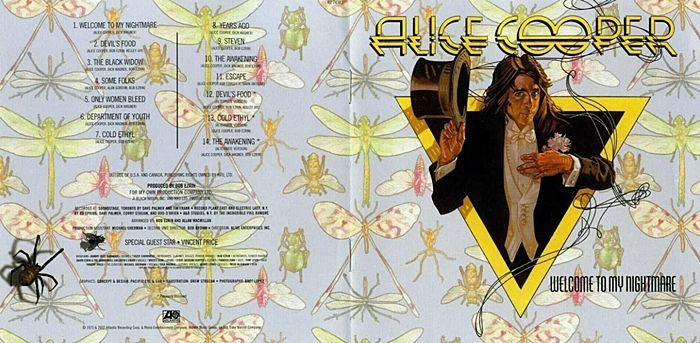 Обложка альбома Элиса Купера «Welcome to My Nightmare» (1975)