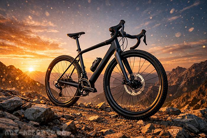 Велосипед на горной тропе